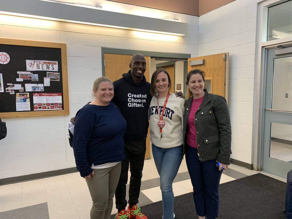 If you've ever wondered about which leadership qualities enabled Devin McCourty to serve as a captain of the Patriots for 12 seasons, just ask anybody who met him at HHS today.