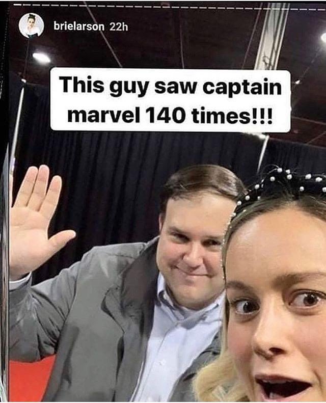 @Jacob_Hubby99 @kathrynnewton @SpookyEmpire We need this pic of you 2 but replace 'Captain Marvel' with 'Abigail'