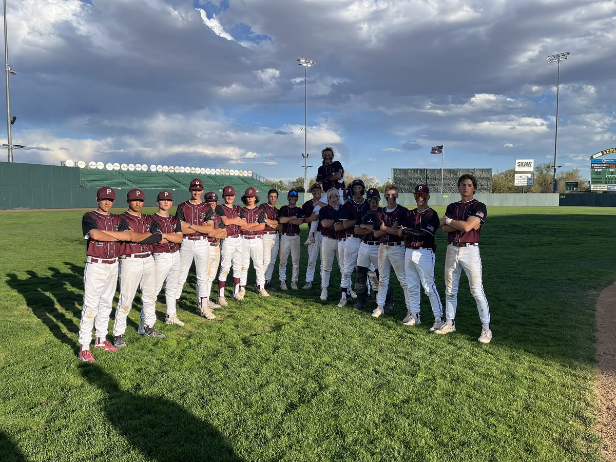 Palisade’s Easton Embrey throws a no hitter as Palisade run rules Durango 11-0. @pbrcolorado @BamesJurky @GarrettBrownTV @ColoHSBaseball @BigWillKREX @CHSAA