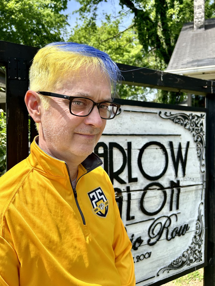 Thank you <a href="/harlowsalon/">Harlow Salon</a>, I am ready for a long run in the playoffs! Let’s go #Preds!