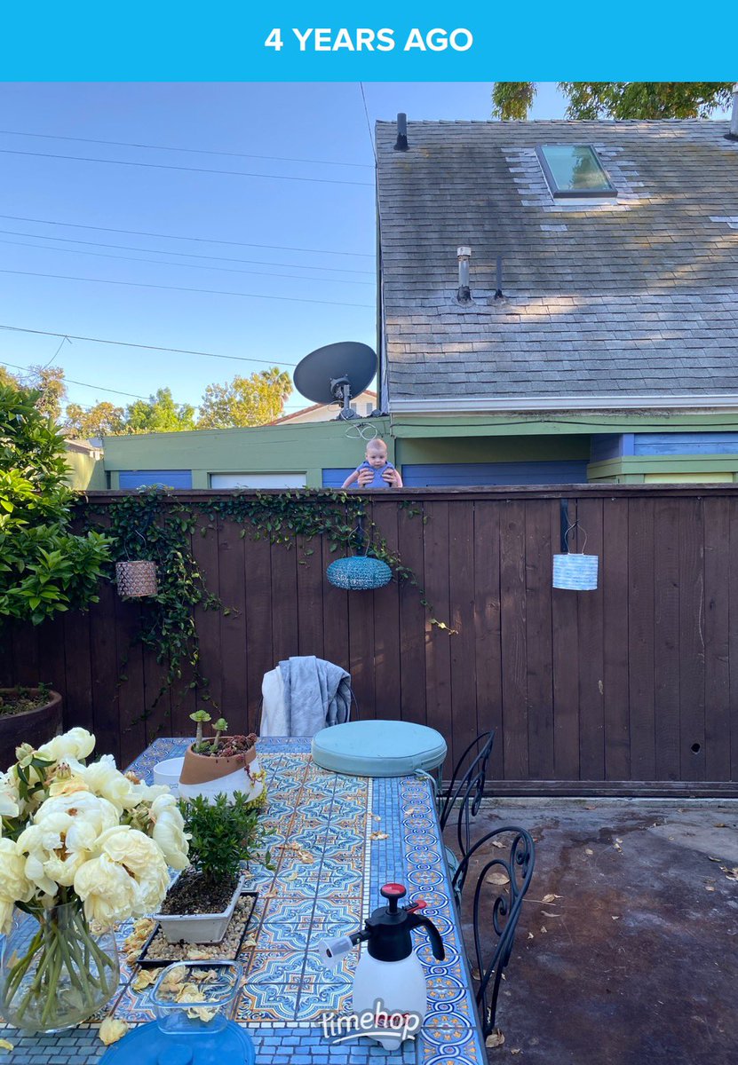 Weirdly she took this picture of my child 4 years ago today