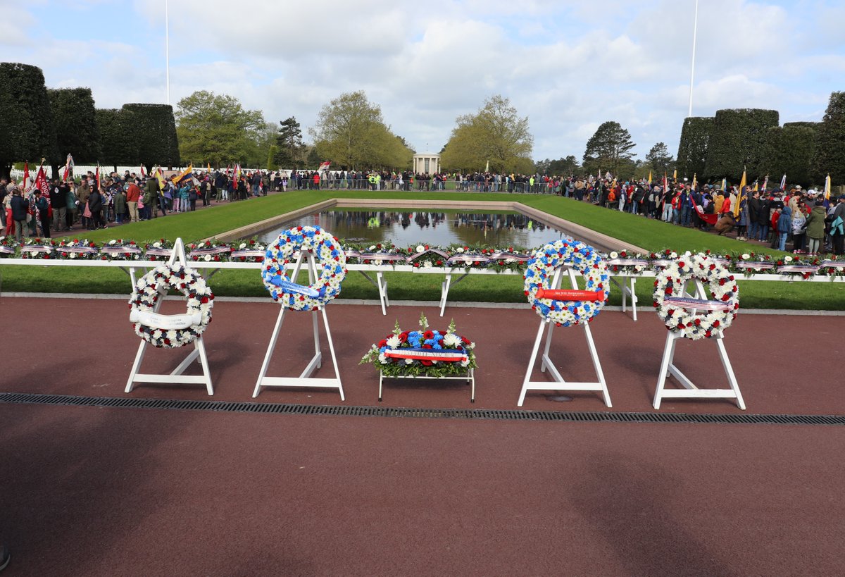 On Sunday @boyscouts, and @GirlScoutsUSA, held the closing ceremony for their biyearly International Scout Jamboree at Normandy American Cemetery. Visits like these ensure stories of those who made the ultimate sacrifice are remembered. #WeRemember