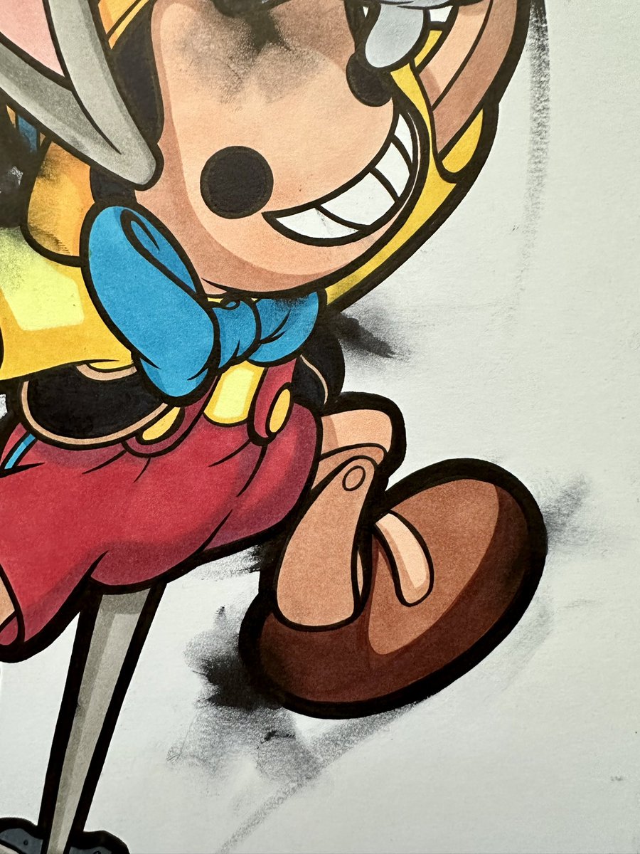 KekunFrog's tweet photo. “PINOCCHIO SMUDGE 1”
Marker &amp; ink on Bristol paper
Sized @ 11” x 14”

#kekunfrog #mikemoses #art #artwork #traditionalart #drawing #illustration #disney #pinocchio https://t.co/2dmcV4gBMw