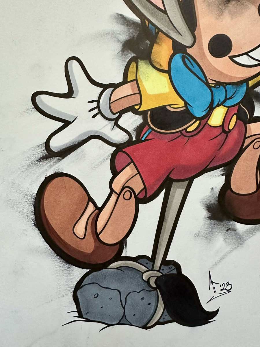 KekunFrog's tweet photo. “PINOCCHIO SMUDGE 1”
Marker &amp; ink on Bristol paper
Sized @ 11” x 14”

#kekunfrog #mikemoses #art #artwork #traditionalart #drawing #illustration #disney #pinocchio https://t.co/2dmcV4gBMw