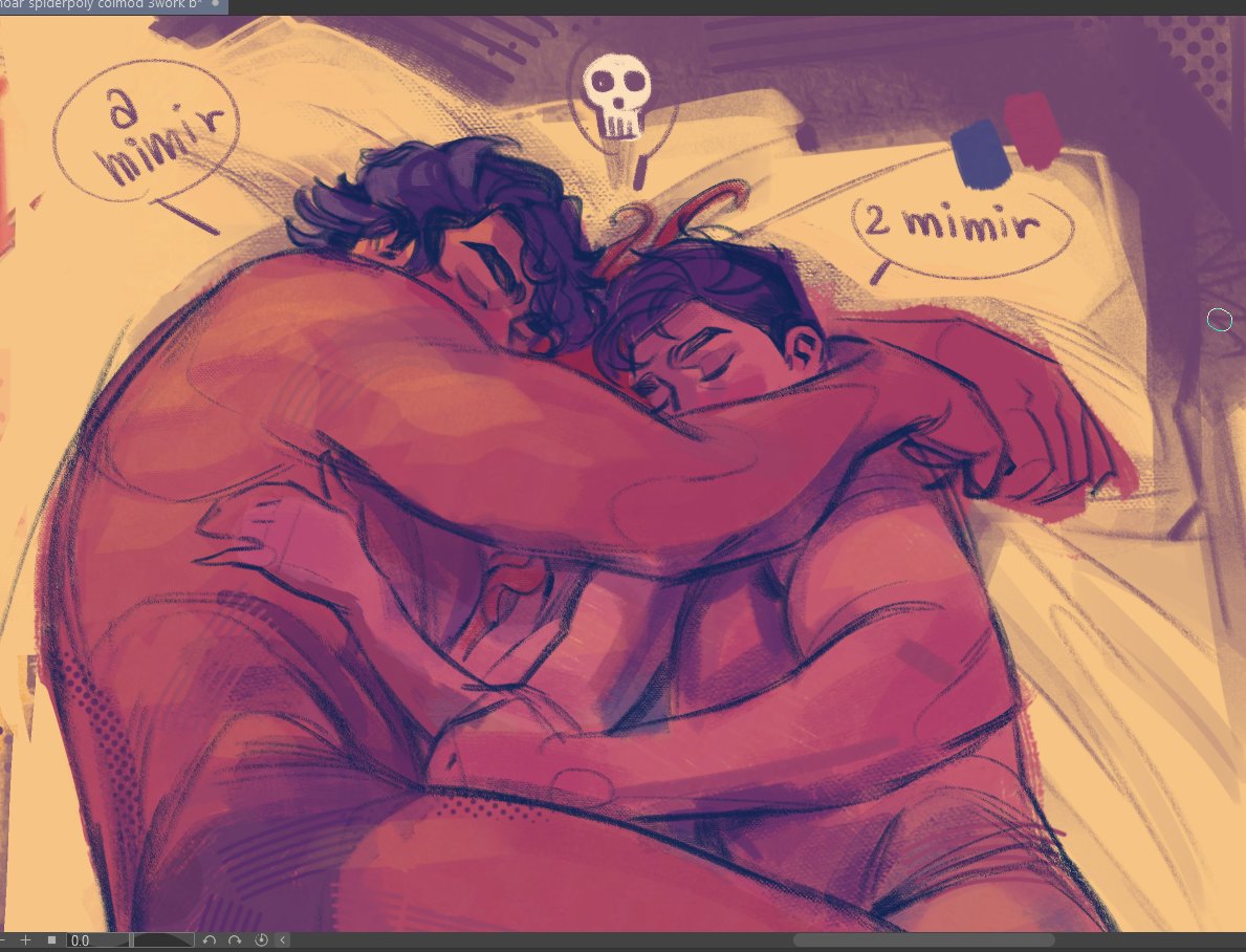 WIP: Almost done with this batch! They need to cuddle extra-close because Peter keeps kicking the covers😔😔😔