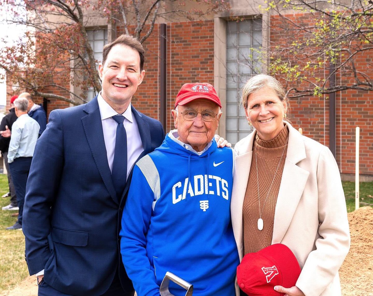 STA_BLASwim's tweet photo. Construction has officially begun on the STA/VIS Aquatic Center! A big thank you to the Michel family for their incredible generosity &amp; dedication to our school &amp; community. We couldn't have done it without the support of the Saint Thomas Academy &amp; Visitation families. #GoCadets https://t.co/uP4GtbSweK