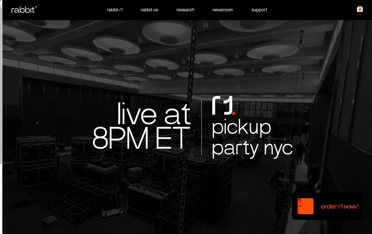 MarkTPerini's tweet image. The global unification of #eCommerce is happening on @Shopify. Even the absolute latest #AI tech is utilizing @shop. Picking up my @rabbit_hmi tonight at @TWAhotel #UnifiedCommerce