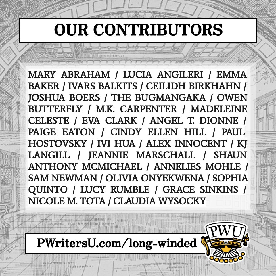PWritersU's tweet photo. Preorder a copy of Long-Winded Anthology! Ordering now helps us offset printing costs...and if we reach our goal of 50 preorders (print OR ebook), we'll be able to include a custom sticker design! 

❗ https://t.co/bnaY2fKtt1 ❗

Preorders close on June 9th at 11:59PM. https://t.co/NTJYMtndlN