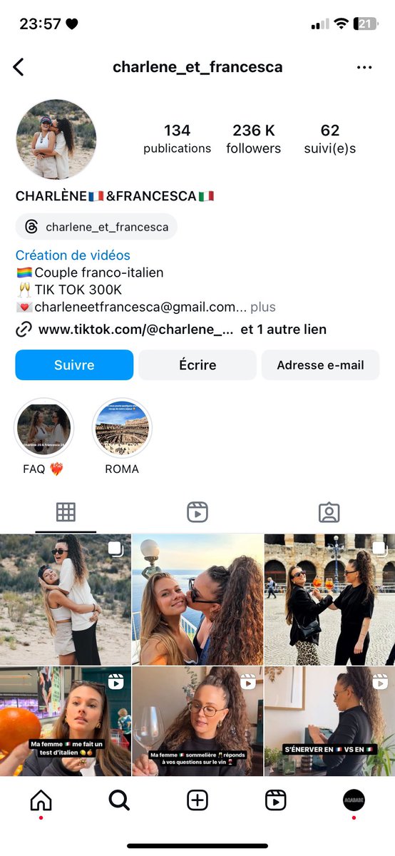 aqababe's tweet photo. Charlene est aussi connu sur Insta avec sa compagne Francesqua?!  Mais il est ou l’anonymat du casting ? #SecretStory https://t.co/FlynJOLMu9