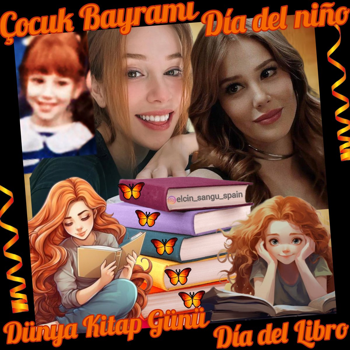 Natalii361's tweet photo. - Día del Libro/Dünya Kitap Günü. 📚📕📘
- Çocuk Bayramı. 👩🏻👶🏼👦🏻
#ElçinSangu https://t.co/612VFc6bOo