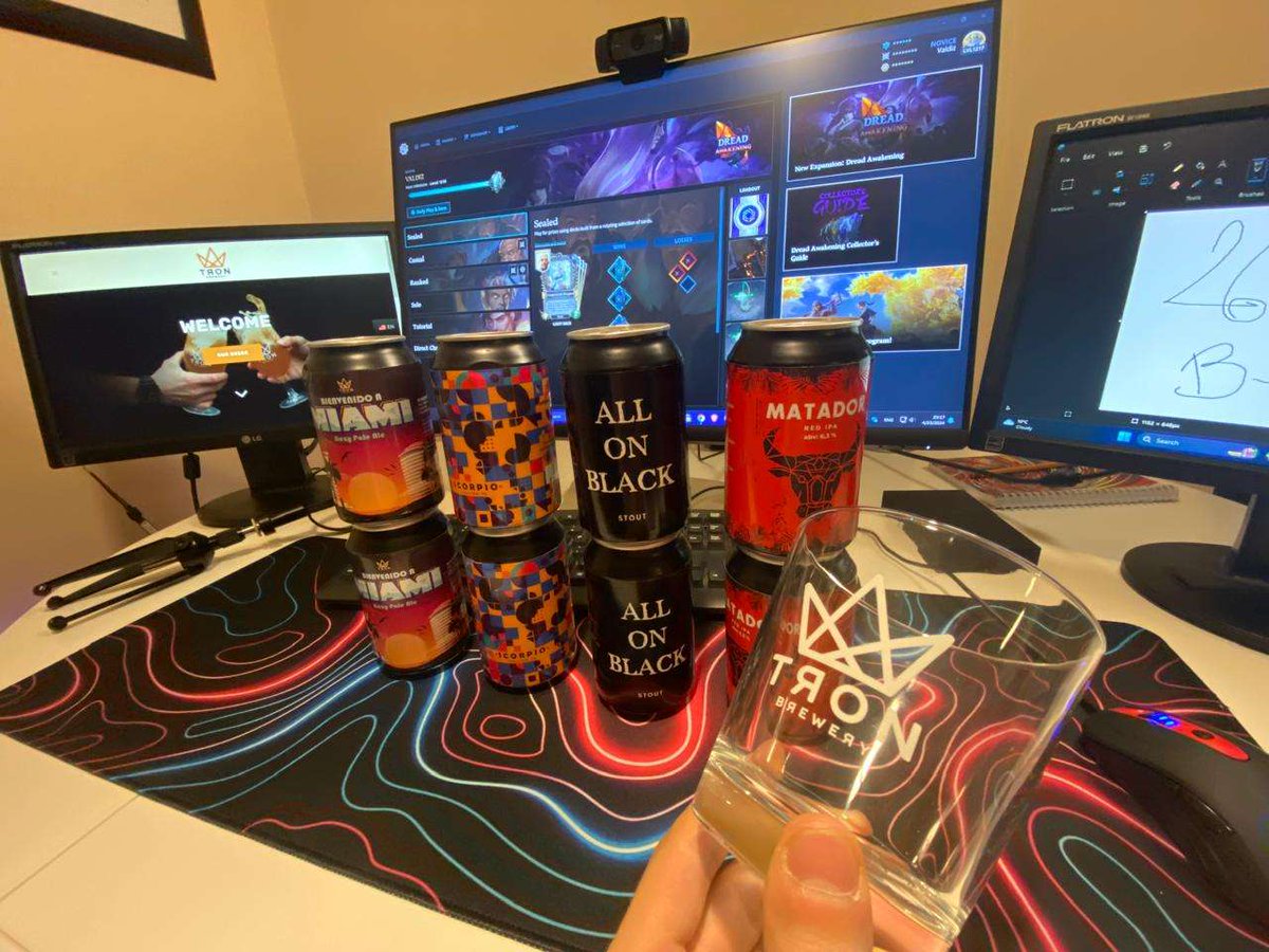 I'm sure you had great streaming sessions but have you had a random Saturday drunken stream turn into a brewery sending you a care package because they like what you do and want to support you this way? STORY TIME ⤵️ @GodsUnchained community, best community! 🔥 If you have