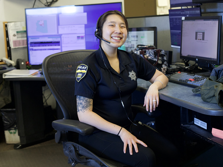 #InsideNAU Ever wonder about the people behind a 9-1-1 call? 📞 Meet @NAUPolice dispatchers 👮🏼☎️ ➡️ bit.ly/49NvO1Y