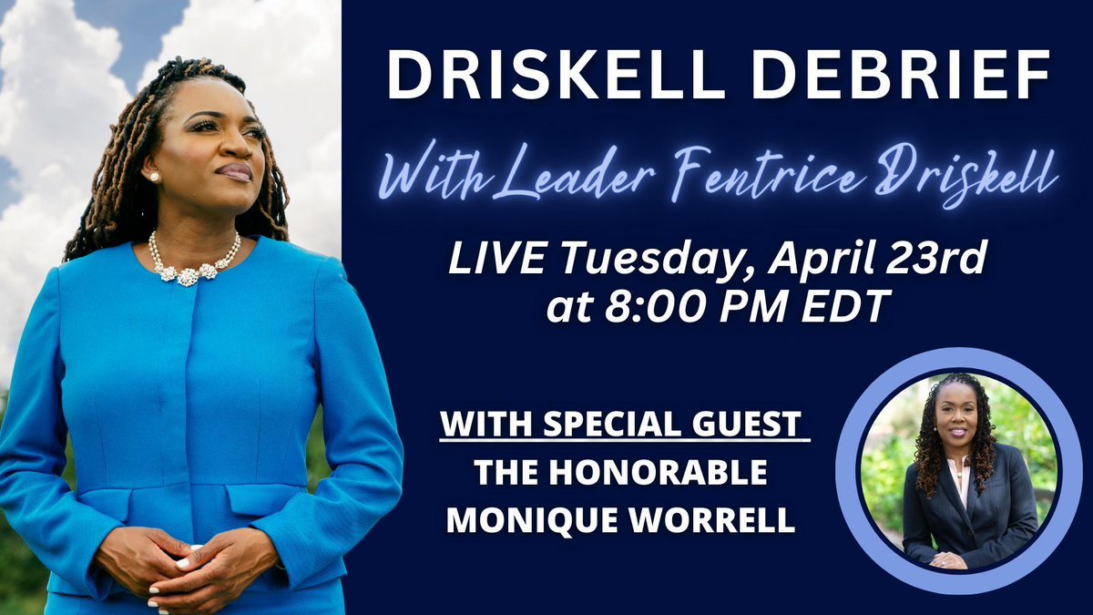 ✊ Join us! Tonight at 8PM EDT, we're uniting with Monique Worrell to discuss community action in response to her removal as State Attorney. Let's harness our collective voice to advocate for transparency and fairness in our legal system.