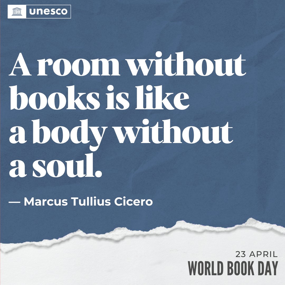 Books challenge our beliefs and identities and provide a way to expand our understanding of the world. On #WorldBookDay and every day, celebrate the transformative and life-changing nature of literature. on.unesco.org/BookDay