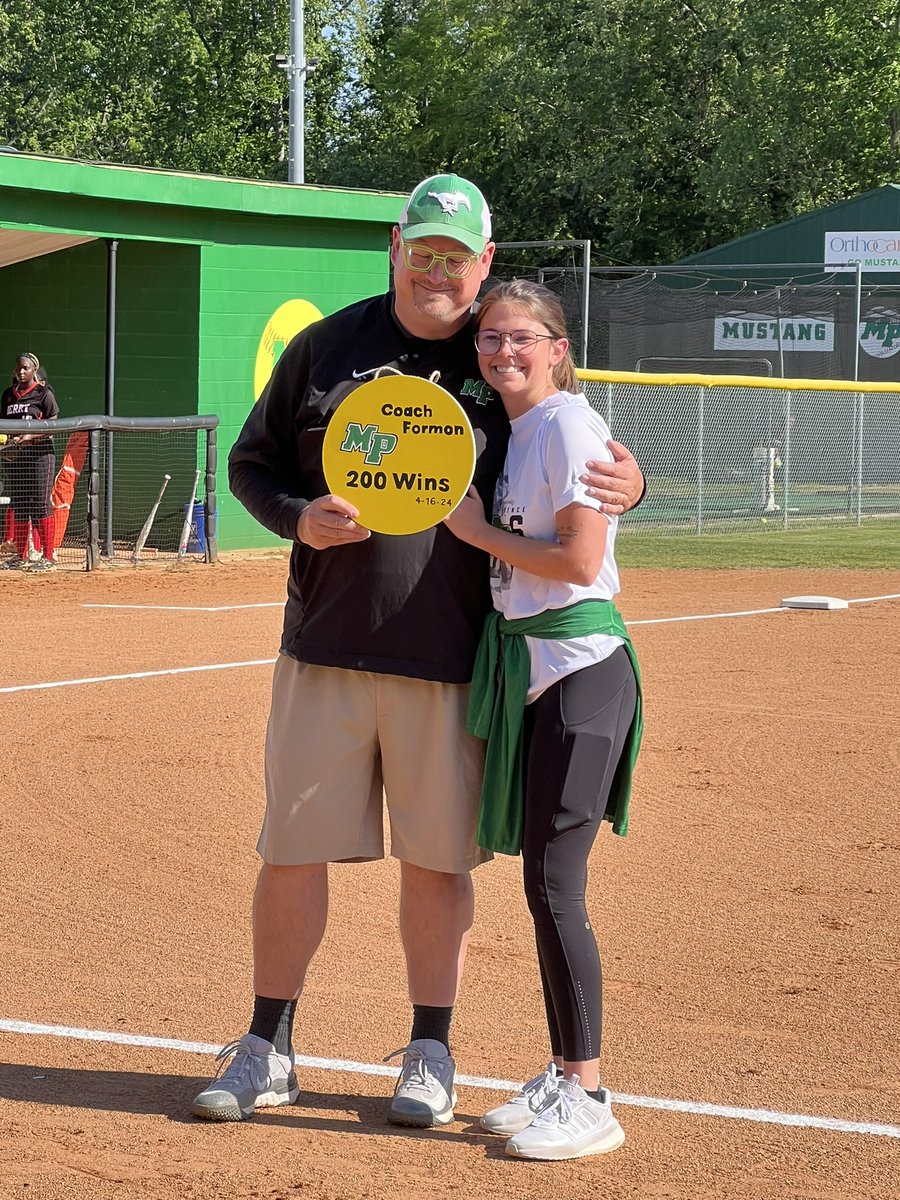 200-PLUS WINS & GOING STRONG! Congratulations to Coach Kory Formon! 🥎