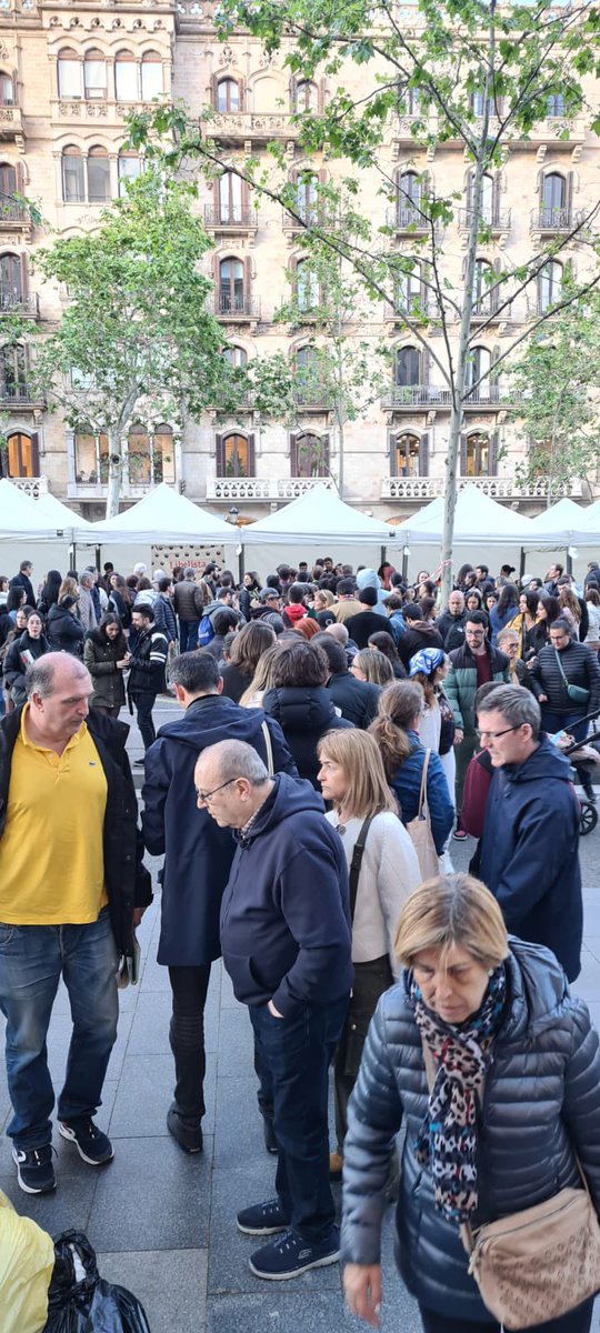 victorabadf1's tweet photo. Suena a cliché, pero no tengo palabras.

Recordaré siempre mi primer Sant Jordi como uno de los mejores días de mi vida. No puedo creer que haya venido tanta gente a la firma. Tocaba estar una hora y hemos estado dos y media.

Muchísimas gracias por todo el cariño. 🥹❤️ https://t.co/EvL9VxumEv