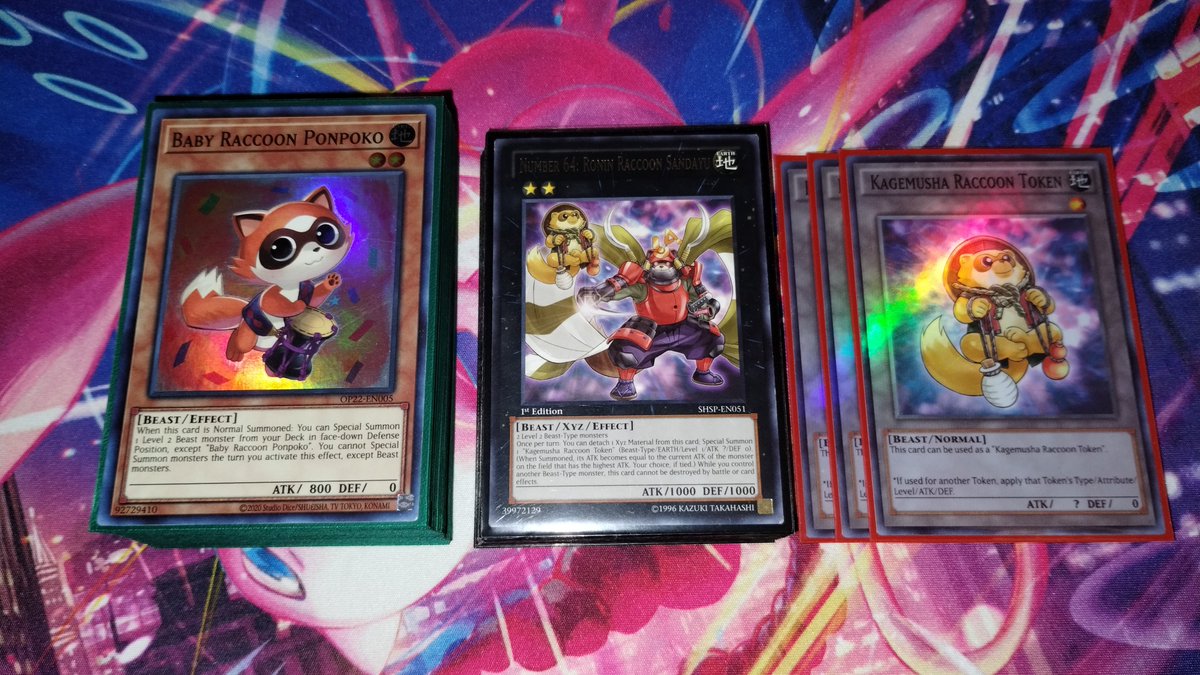 Rough/First draft of a Raccoons list for HAT format One of my fav decks  from back in the day. Not exactly the strongest deck in format but was  always a fun time