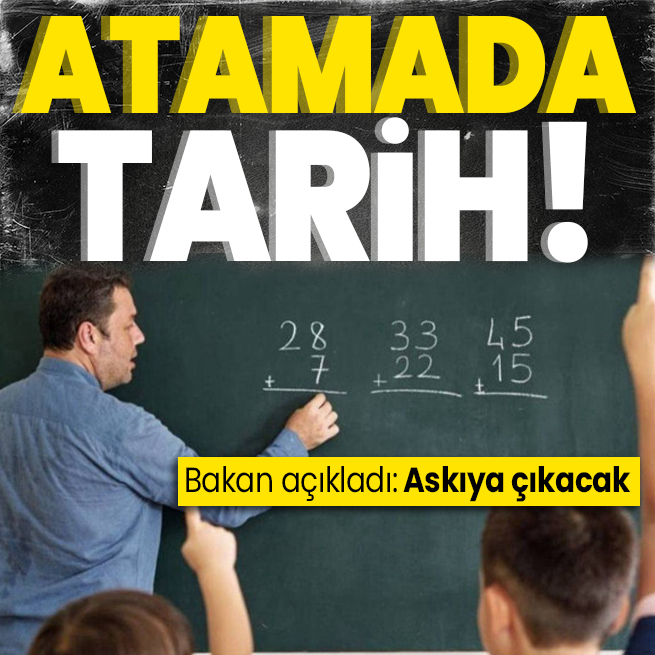 Milli Eğitim Bakanı Yusuf Tekin, öğretmen atamalarına ilişkin tarih verdi: 'Atama sayılarını Hazine ve Maliye Bakanımızla birlikte önümüzdeki hafta içerisinde açıklayacağız.' takvim.im/7fyr54