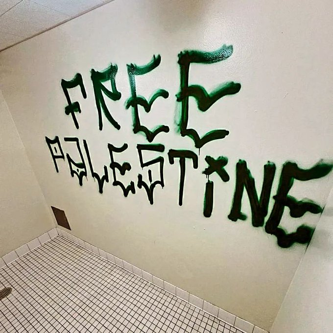Free Palestine in the University of California, Santa Cruz,