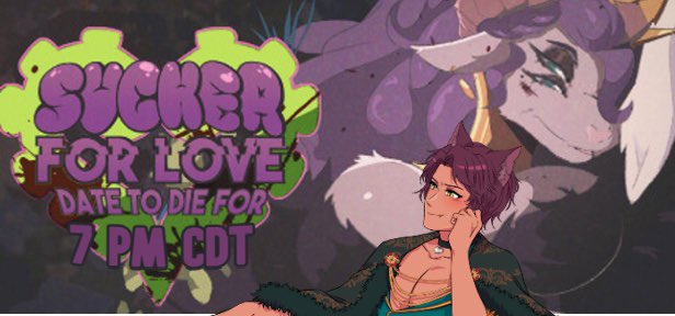 My first game after debut finally has a sequel! 🤯

Join me in TWO HOURS as I venture through a dating sim filled with cosmic deities! 

Sucker for Love 2 is HERE! Who should I pledge my sanity  to???

#suckerforlove #cosmichorror #HorrorGames #VTuberUprising