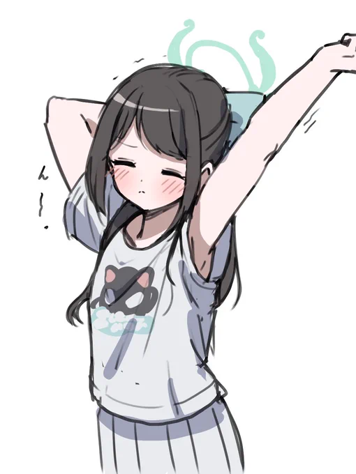 アイリが薄着だからこんなこと考えてしまうらくがき 