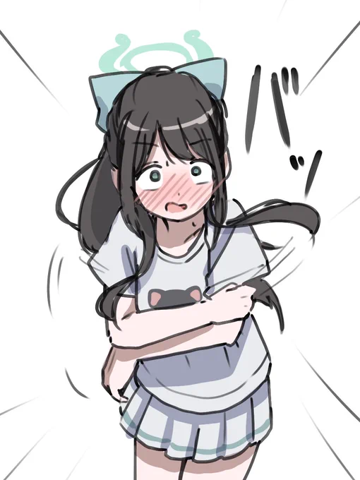 アイリが薄着だからこんなこと考えてしまうらくがき 