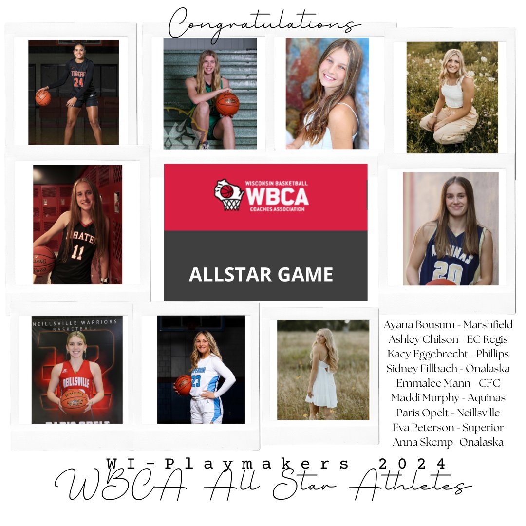 Playmakers Basketball (@playmkrsbball) on Twitter photo Congratulations to our <a href="/playmkrsgirls/">Wisconsin Playmakers</a> 2024 <a href="/WisBCA/">WisBCA</a> All-Star Game Athletes! Games June 26th!
As part of this all-star game experience, each athlete is raising funds for the <a href="/maccfund/">MACC Fund</a>!
WBCA Donation Link: wisbca.org/allstar-game/dโฆ
@Playmkrs17uBSTL <a href="/NorthPlaymakers/">Playmakers North</a> <a href="/2024PMNorth/">2024-Playmaker North Showcase Girls</a> Congratulations to our <a href="/playmkrsgirls/">Wisconsin Playmakers</a> 2024 <a href="/WisBCA/">WisBCA</a> All-Star Game Athletes! Games June 26th!
As part of this all-star game experience, each athlete is raising funds for the <a href="/maccfund/">MACC Fund</a>!
WBCA Donation Link: wisbca.org/allstar-game/dโฆ
@Playmkrs17uBSTL <a href="/NorthPlaymakers/">Playmakers North</a> <a href="/2024PMNorth/">2024-Playmaker North Showcase Girls</a>