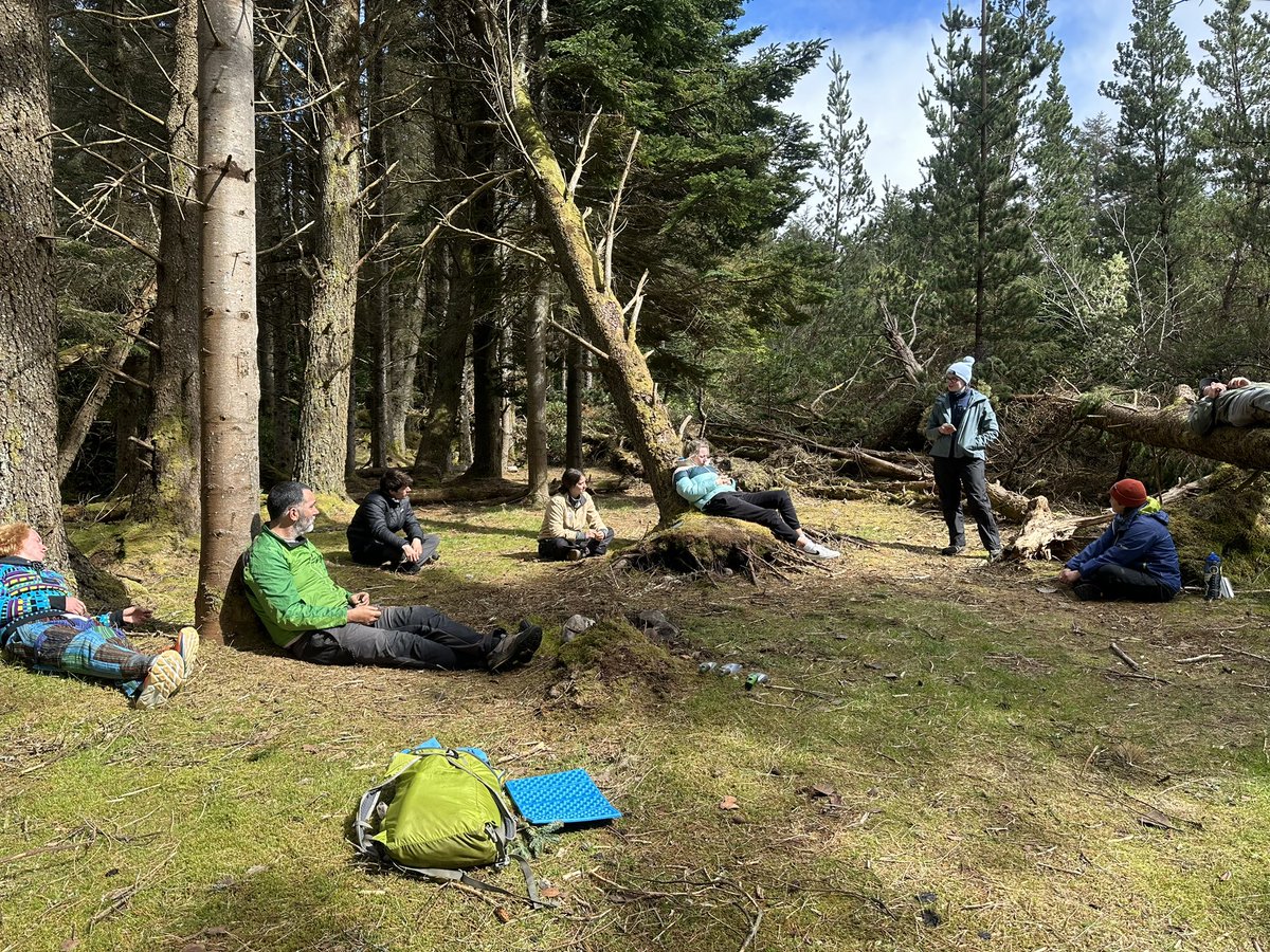 @WildNephin is the perfect environment for @ATUOutdoor @LeaveNoTraceIrl Trainers Course.