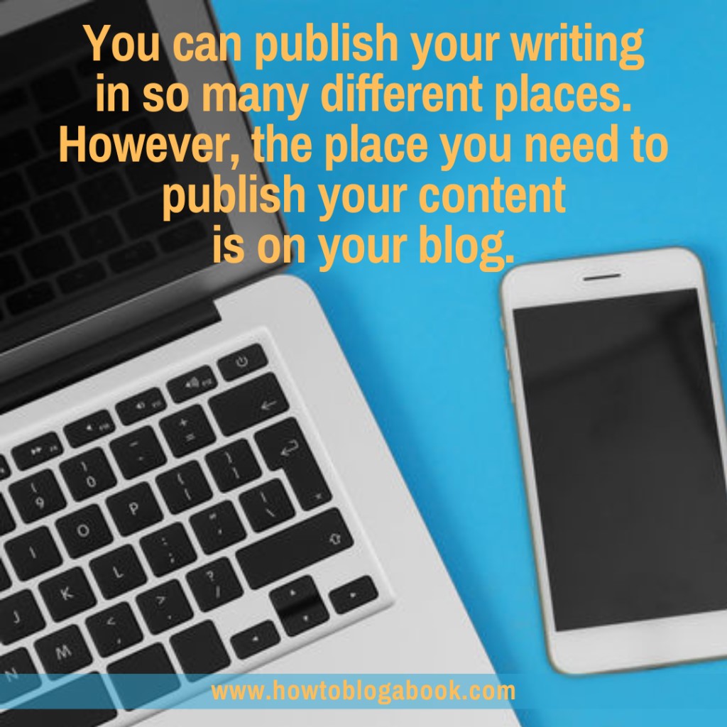 Why You Need to Publish Your Content on Your Blog by author and writing coach Nina Amir (@NinaAmir) at:  ow.ly/Piea50RfNHX #writingtip #pubtip