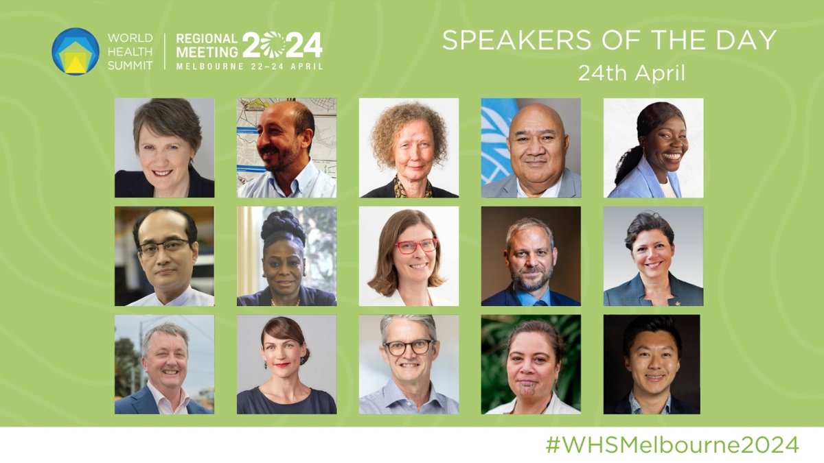 📢Meet #WHSMelbourne2024 Speakers of Day Three 🔹View all 150+ speakers and read their bios here: whsmelbourne2024.com/invited-speake… 🔹All info: whsmelbourne2024.com