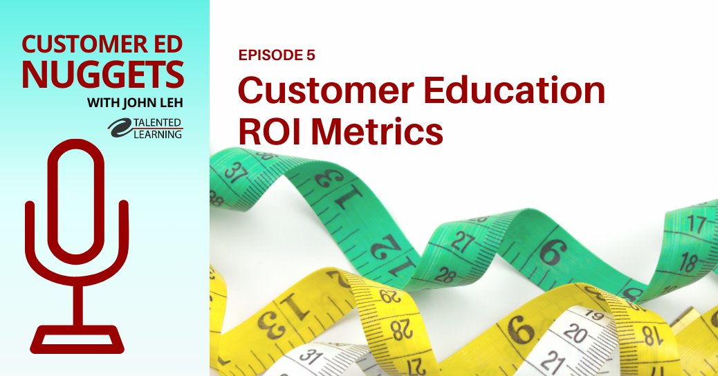 TalentedLearn's tweet photo. Today on our short-form Customer Ed Nuggets podcast series:
Which customer education metrics matter most? Here are 16 KPIs from Brett Strauss, Founder/CEO of @NetExamLMS + our Lead Analyst @JohnLeh▶️ https://t.co/CrzN4mr7Mi
#cx #customersuccess #customereducation #saas #cedma https://t.co/vLYowhydA0