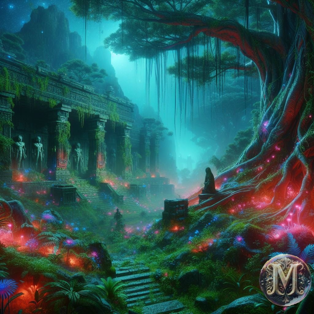 Lost Civilizations of MiddleVerse
Jungles of MiddleVerse 

'... and They left Behind Their Mark, so the Future Could Know.'

Alleo System

#ArtWork #Illustration #IllustrationArt #IllustrationArtist #CartoonArt #Art #Artist #ArtistOnTwitter #ArtistOnX #Painting #Drawing