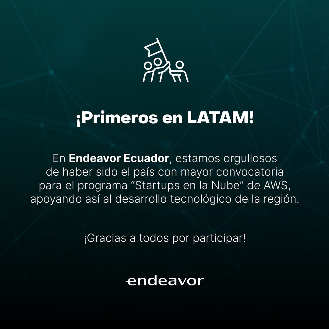 #Programas | Estamos muy contentos de haber sido nombrados como el país con más alumnos entrenados en el programa 'Startups en la nube' de @awscloud en LATAM. #AWS #Startups #Cloud