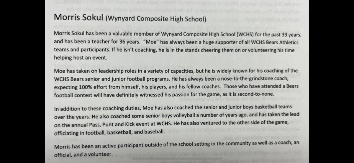 HUGE, HUGE SHOUT OUT to our very own Mr. Sokul on being a winner of the HCAA Recognition Award!  Congrats to the other winners as well!  Mr. Sokul your legacy will be forever remembered here at WCHS!! Thank you for all you’ve done for WCHS over the years!