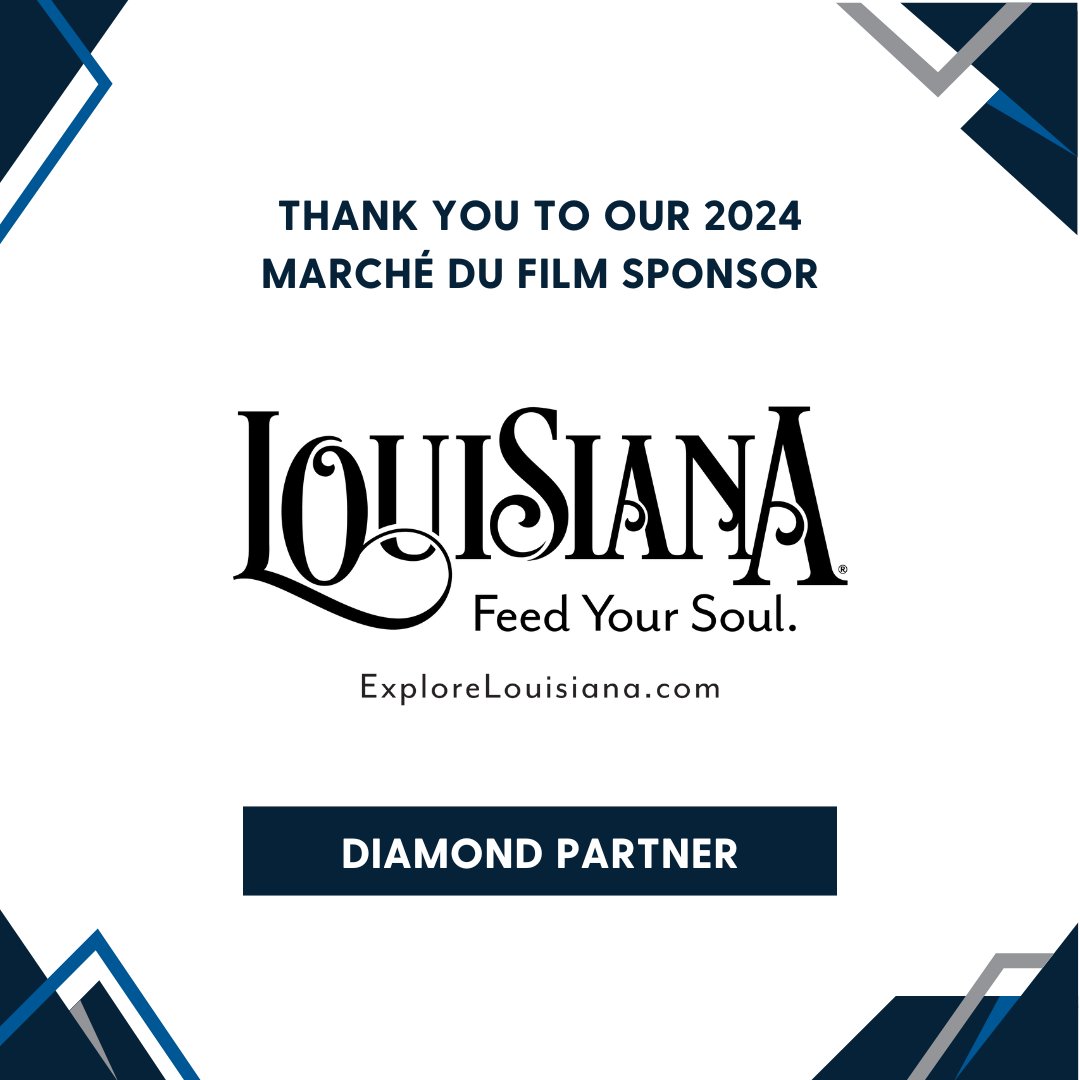 Thank you to our Marché du Film 2024 Diamond Partner, <a href="/LouisianaTravel/">Explore Louisiana</a>! Whether you're looking for world-class Cajun or Creole cuisine, music, film, or festivals in the Bayou State, the official travel authority for the state of Louisiana has you covered. explorelouisiana.com