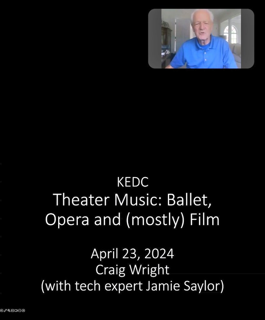 Dr. Craig Wright, @Yale , asks this: Would we still love our movies & dramas WITHOUT their musical accompaniment? Would we feel the same about our favorite dramas IF the musical background were changed? Hmmm? Thoughts that could engage our students! @KedcARTS @KEDCGrants