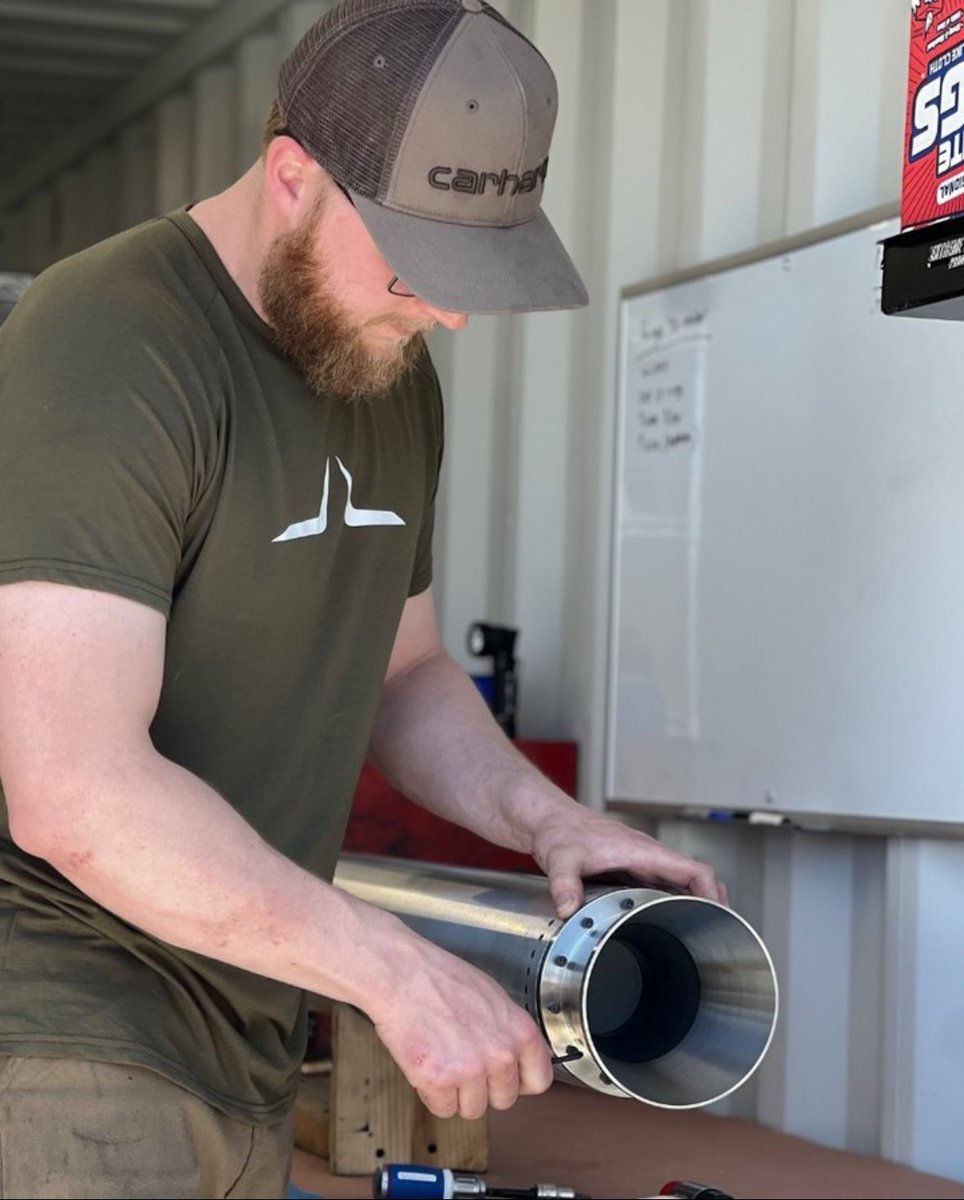 First full scale tactical motor getting ready for firing tomorrow. Five tons of thrust with under 40 lb of propellant: ✅