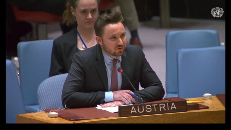 #UNSCopendebate on the links between prevention of conflict-related sexual violence and arms control: 🇦🇹 emphasizes the need for a gender-responsive perspective on disarmament and support for the fight on impunity!