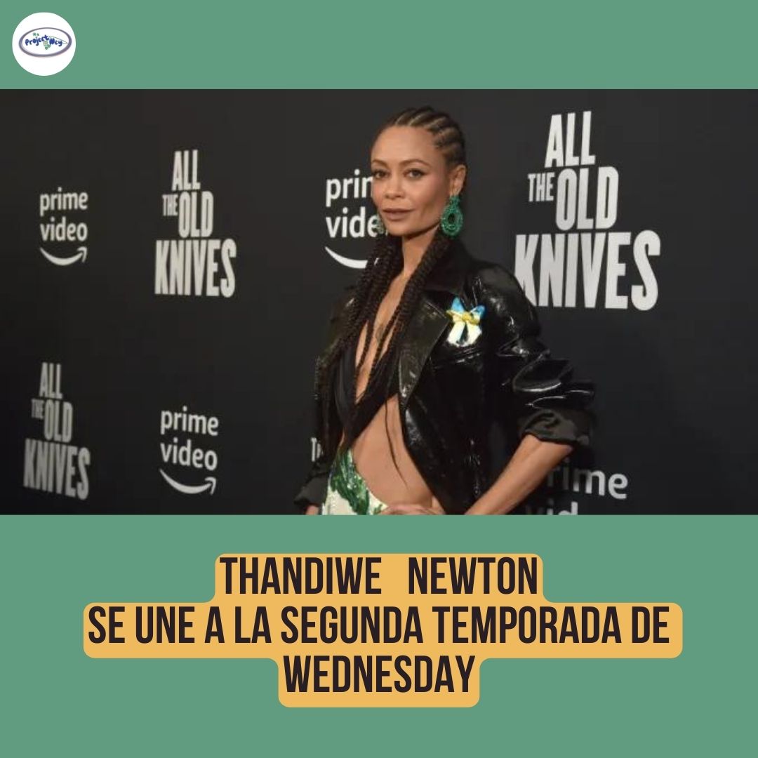 Oficialmente la actriz #ThandiweNewton formara parte de la segunda temporada de #Wednesday en un papel que no ha sido revelado, la exitosa serie de #Netflix aún no tiene una fecha de estreno.