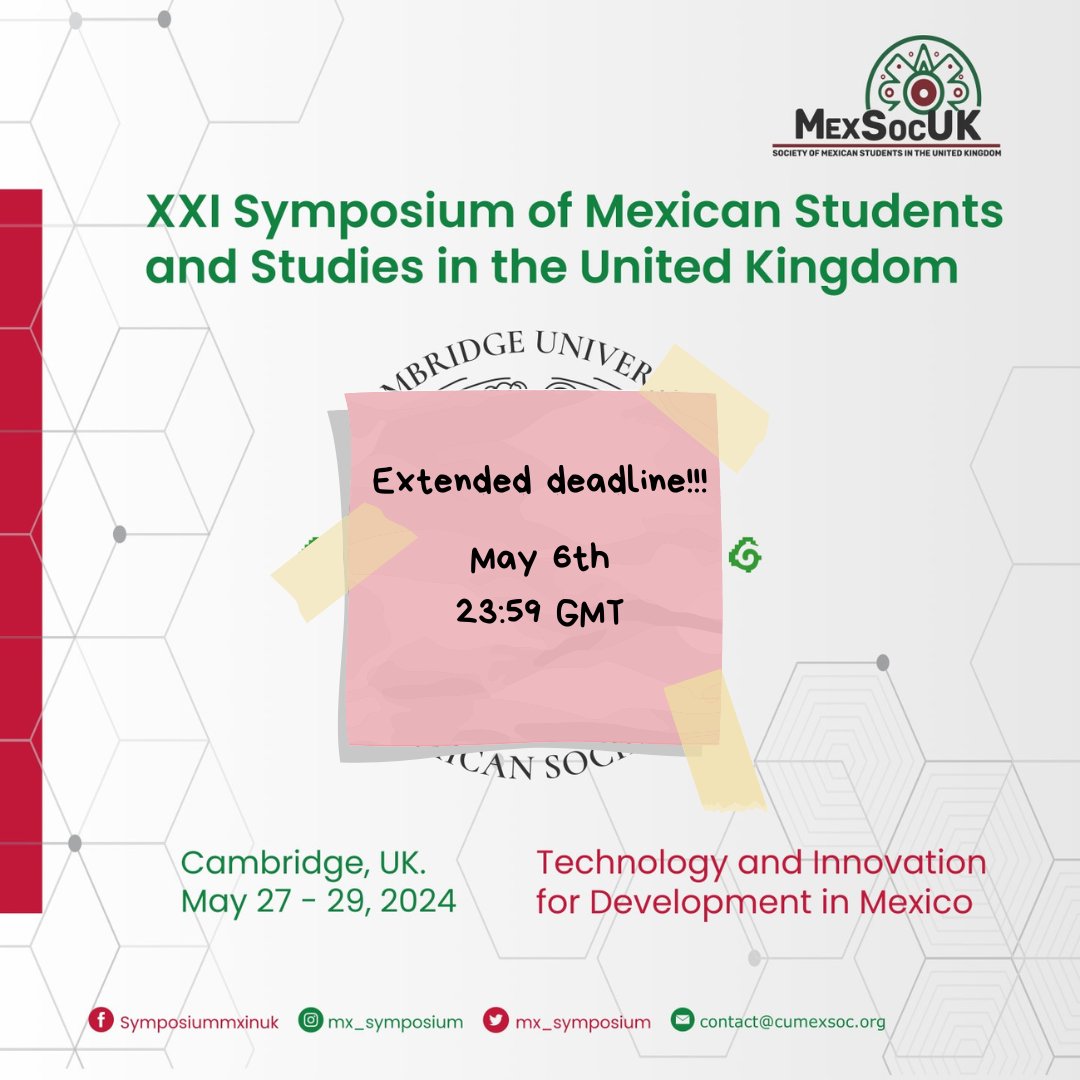 Symposium of Mexican Students and Studies in UK tweet media