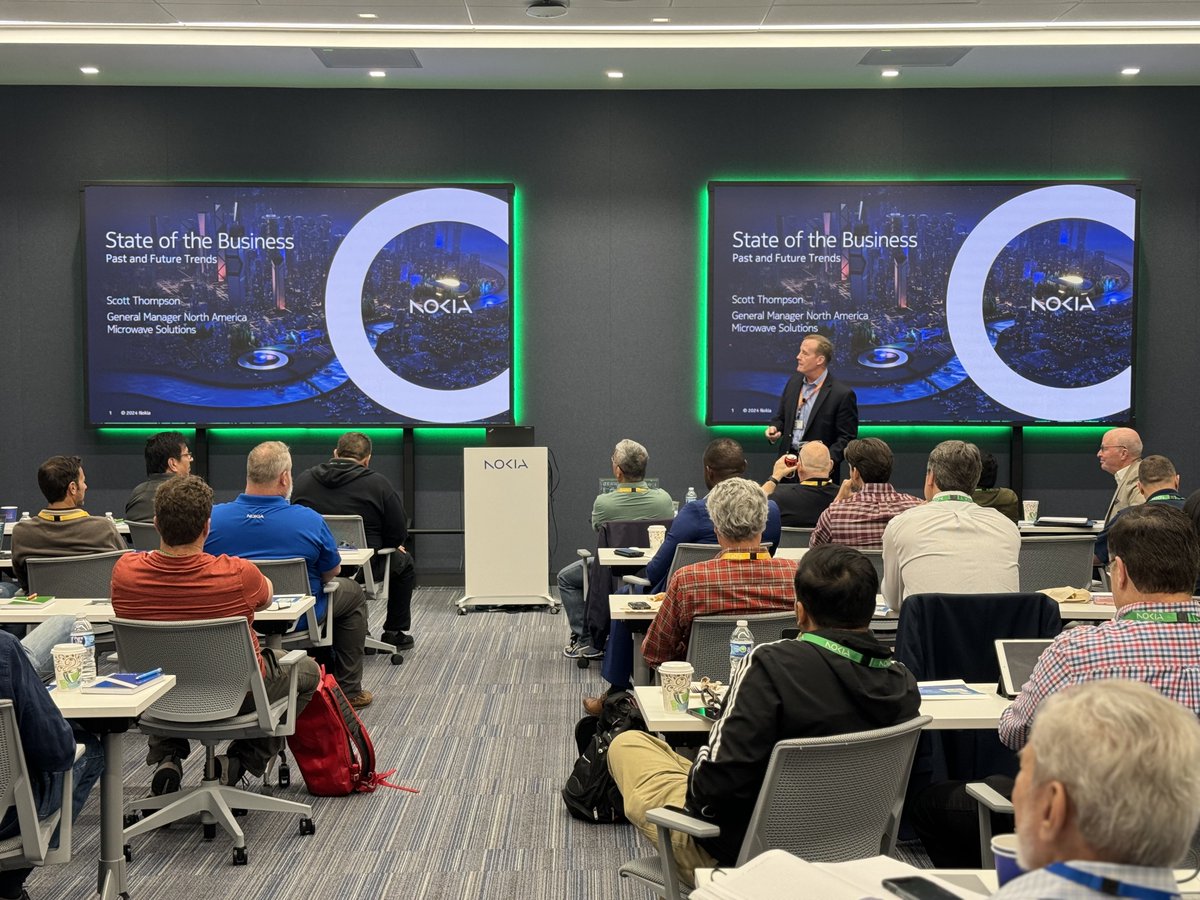 nokianetworks's tweet photo. It's been a great day first day at this year's #WAVExperts event in Dallas, TX! We kicked off with several amazing sessions, which included exploring our Nokia Wavence portfolio, as well as our EEC and Energy Lab Demos. Looking forward to more tomorrow!
#mmWave #Wavence https://t.co/aArpNBBsOd