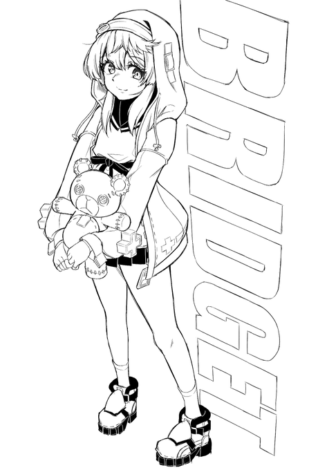 ブリジット
#格ゲーキャラ描こうぜ 