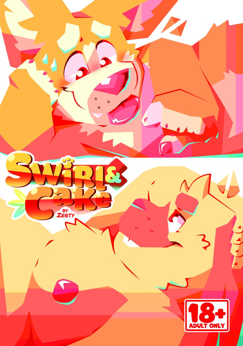 Swirl revisits his local manga shop. Hoping to find that one smutty doujin, he instead spots and pursues Cake, a big soft bunny! Will Cake be the right mix of romantic and arousing that Swirl has been after? Preorder 'Swirl & Cake'by @‌thezestiestbone at bewere.net/product.php?id…