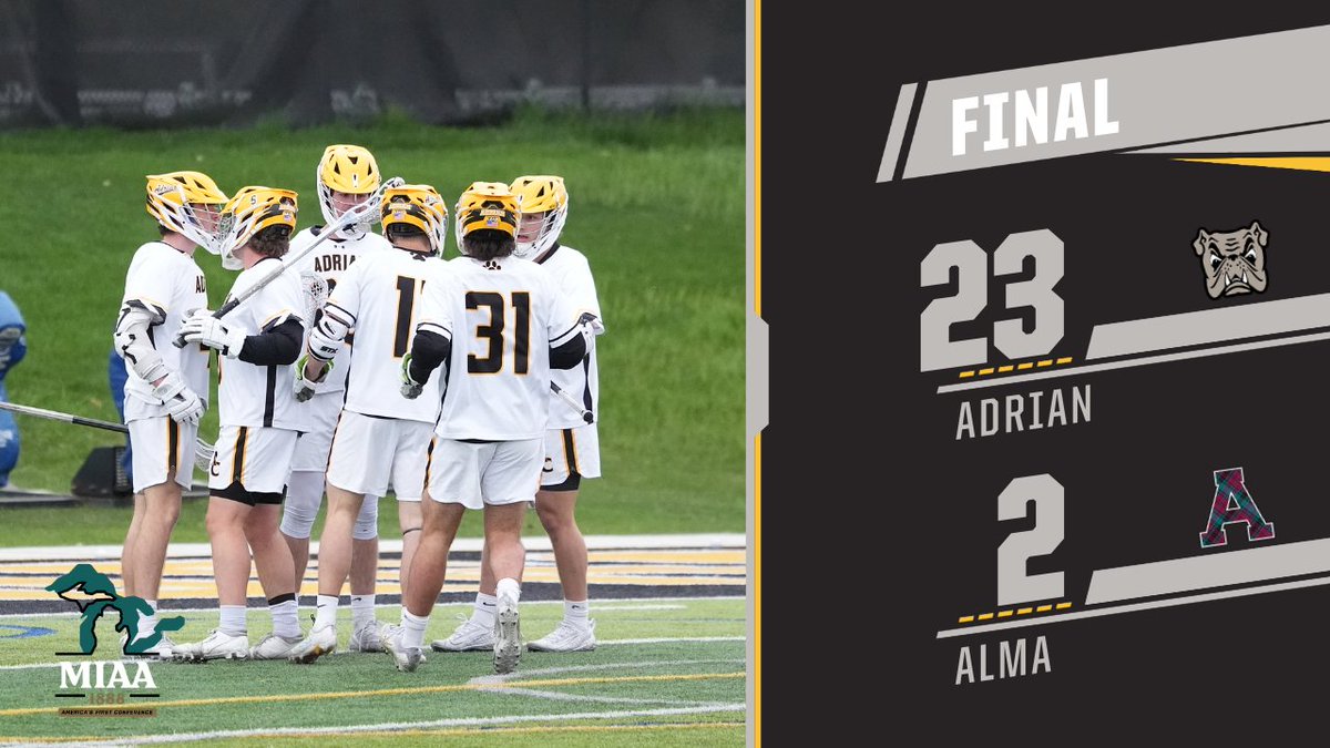 The @acmenslax team exploded for 23 goals in a road win over Alma on Tuesday, securing the team's third win in a row.

RECAP -- tinyurl.com/3vvtyys9

#d3lax #GDTBAB