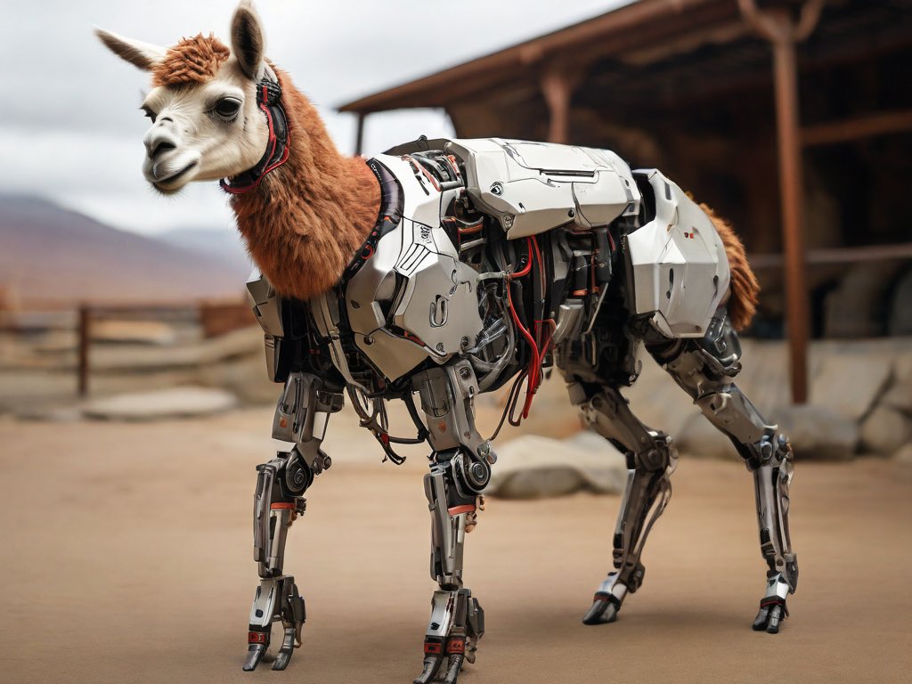 ZepherCo's tweet photo. @UplandMe My cyborg Llama https://t.co/yYkpqzYfK8