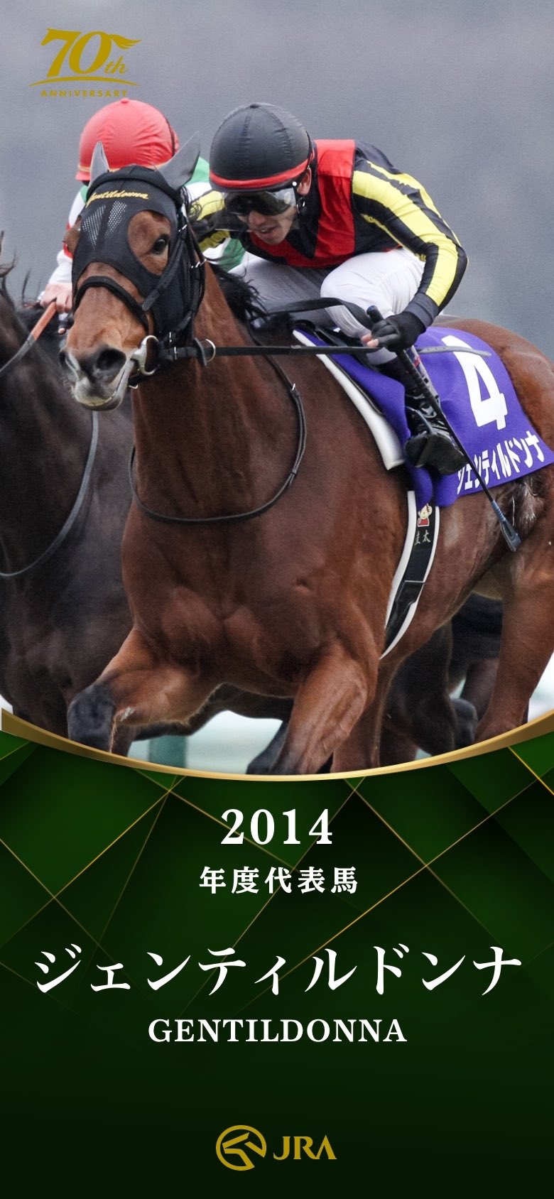 ジェンティルドンナ JRA 2018年来場ポイントキャンペーン 非売品