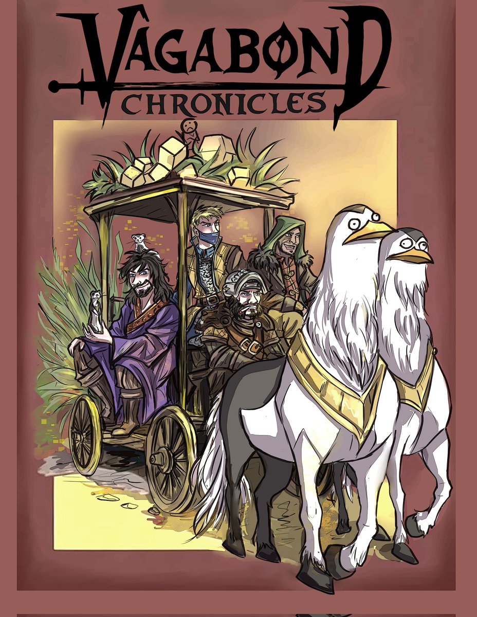 shadowmila6's tweet image. I'm still looking for art for a T-shirt. Here's another one.
I love these guys! And, of course, war penguins) 

#nobigneil #theVagabond #neilplayswithhisfriends #VagabondChronicles