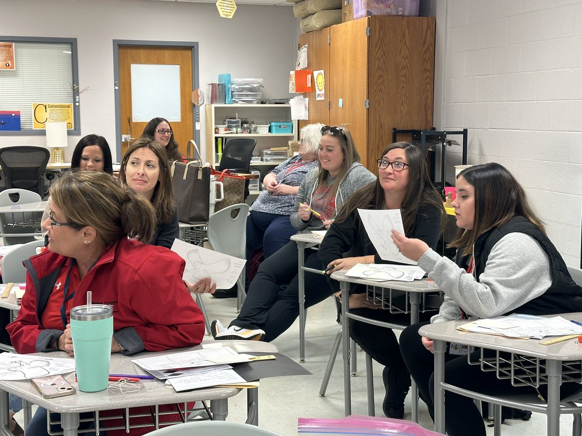 🔬Great in-service day with our science teachers - learning and planning for the new STEELS standards. Phenomena-based learning will help inspire students to explore and discover! 🧪🔭#PhenomenaBased #ScienceEducation #TeacherLeaders