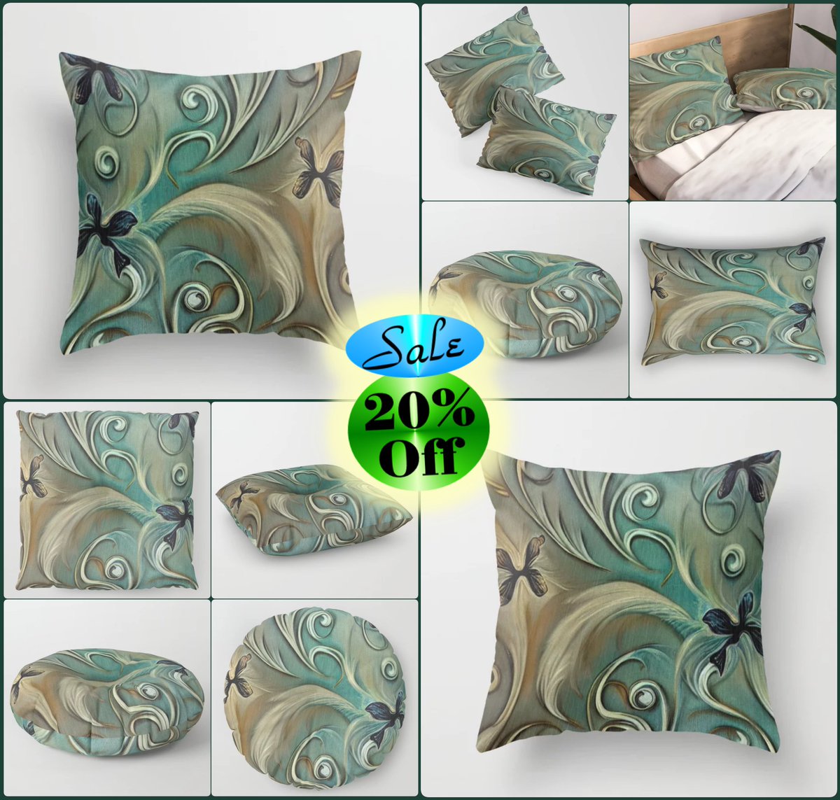 *SALE 20% Off*
Patience Throw Pillow~by Art Falaxy~
~Unique Pillows!~
#artfalaxy #art #bedroom #pillows #homedecor #society6 #Society6max #swirls #modern #trendy #accessories #accents #floorpillows #pillows #shams #blankets

society6.com/product/patien…
society6.com/product/patien…
