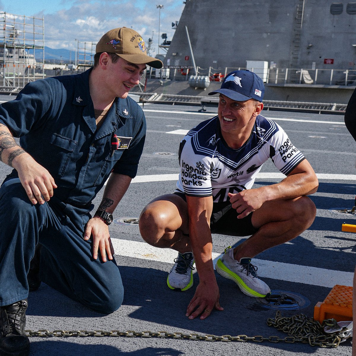 📸 Shots from our visit to the USS Canberra in San Diego! @SurfaceWarriors